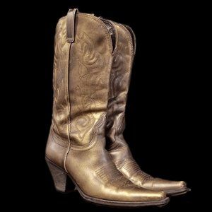 Western Gold Boots Size 7 Women's